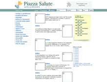 Tablet Screenshot of piazzasalute.it